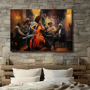 Canvas Printing of African American Jazz Bands