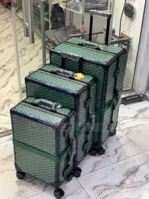 Nice Clean Goyard Luggage Set In Large 28/Medium 24/Small/20