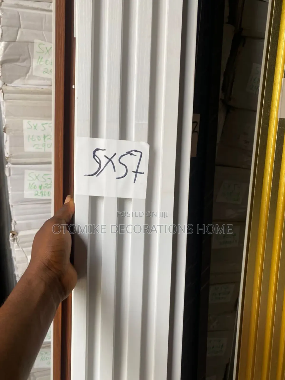 White Fluted Panels