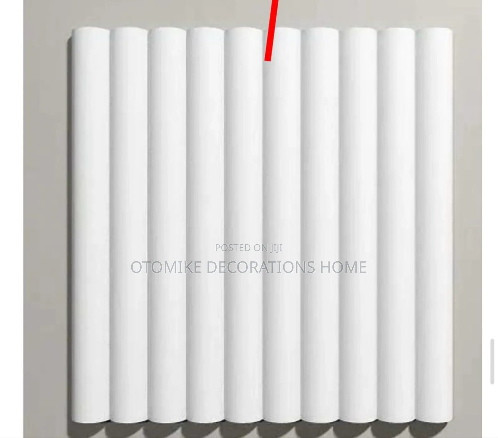 White Fluted Panels