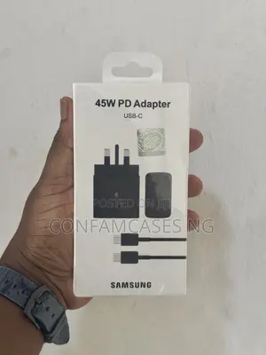 Original Samsung 45w Super Fast Charger With Type C Cable