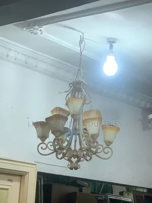 Gold Pendant Chandelier Light