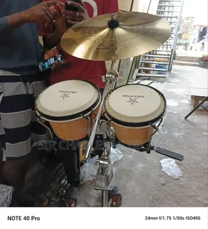 Professional Greatstar Bongo Drum With Cymbal Plate