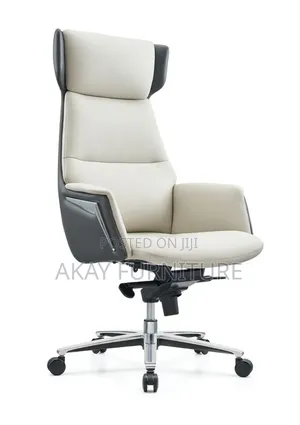 Cream Colored Executive Chair