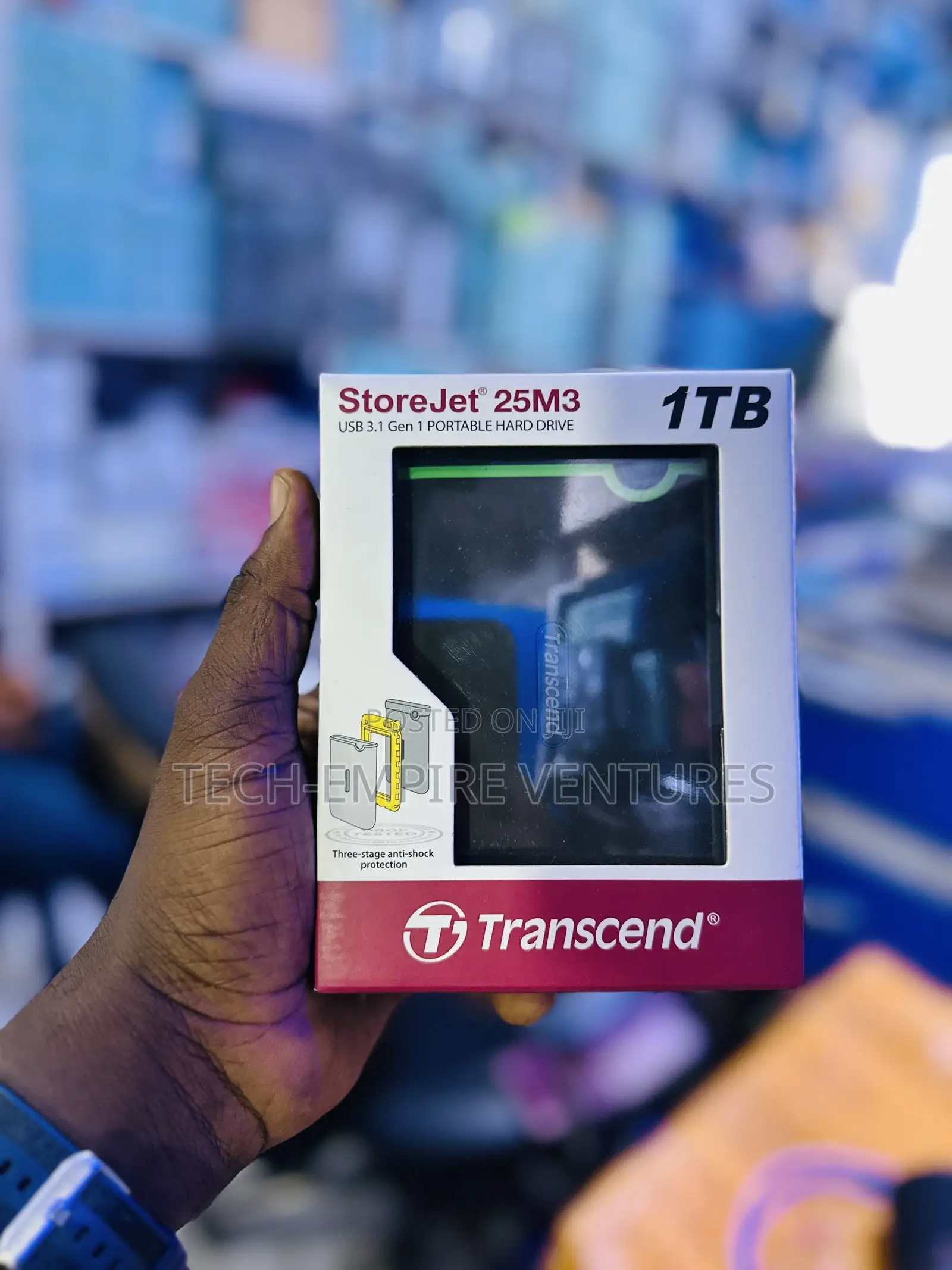 Transcend Storejet 25m3 External Hard Drive