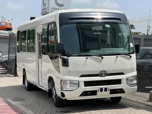 New Toyota Coaster 2025 White