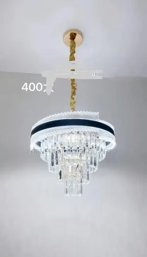Modern Luxury Crystal Led Ceiling Mounted Chandelier Light