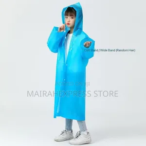 Kiddies Eva Heavy-Guage Waterproof Vinyl Raincoat (Yellow)