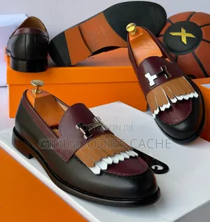 Hermes 2 Tone Loafers