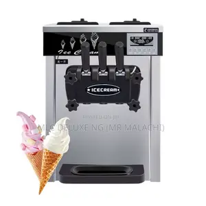 Industrial Ice Cream Machine (Table Top) 3 Nuzzles Ice Cream