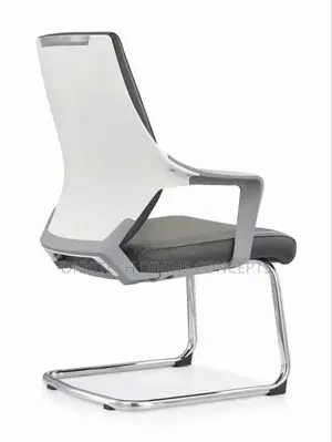 Classy Office Visitors Chair Black and White