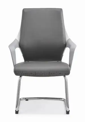 Classy Office Visitors Chair Black and White
