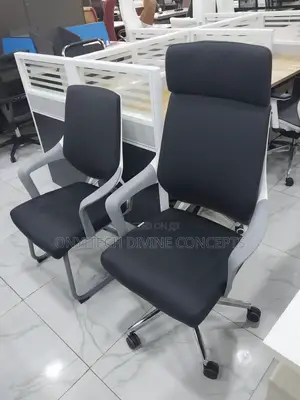 Classy Office Chair Swivel and 2 Visitors