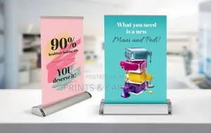 Table Top Roll Up Banner Branding. ##