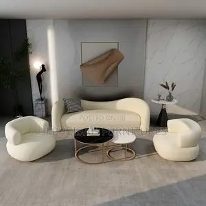 5 Seater Modern Executive Fabric Sofa