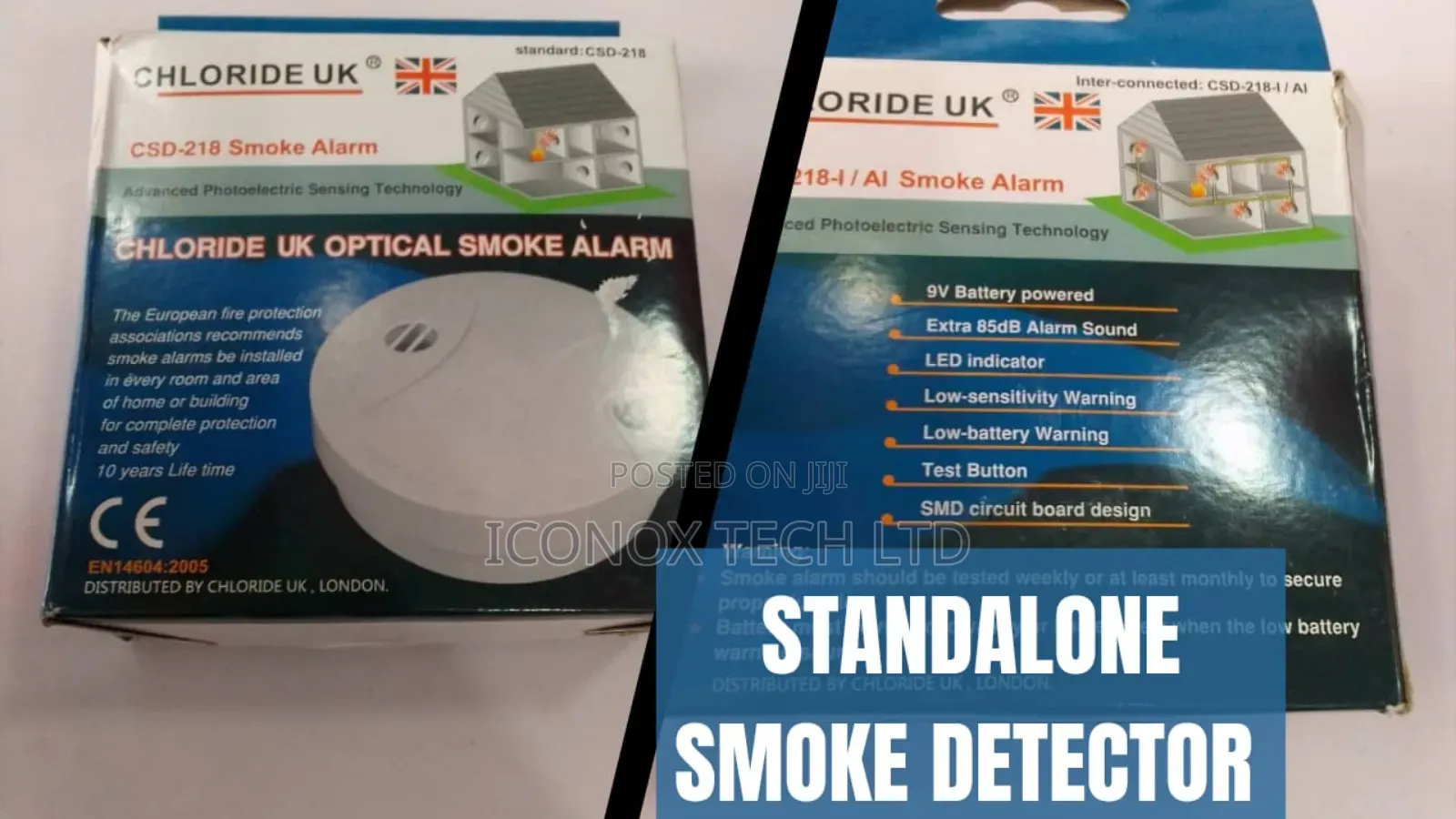 Chloride Uk Stand Alone Smoke Detector