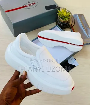 Exclusive Prada White Luxury Designer Shoe