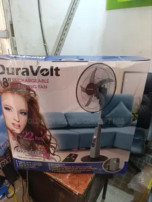 18 Inches Duravolt Rechargeable Standing Fan