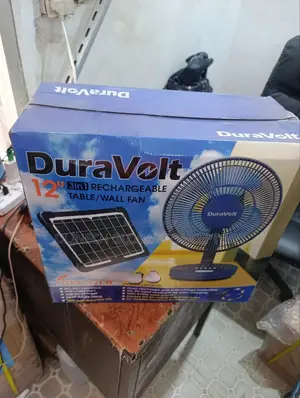 Duravolt 12 Inches 3 In One Rechargeable Table/Wall Fan