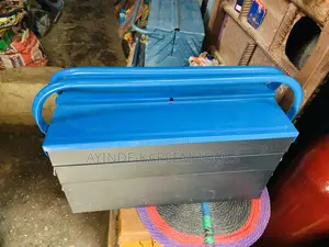 Medium Empty Metal Tool Box