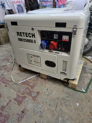 A Brand New 10.5kva Retech Three Phase Diesel Soundproof Gen