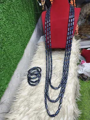 Men's Navy Blue Beads