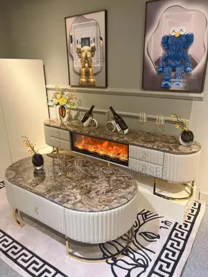 Executive High Quality Tv Console With Center Table