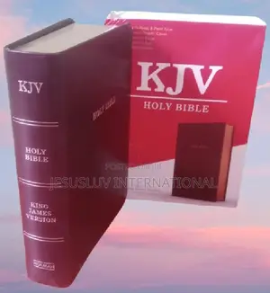 KJV Large Print Compact Reference Bible,Brown Leather
