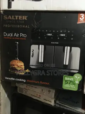 Salter 7.6l Dual Air Pro Digital Touchscreen Air Fryer