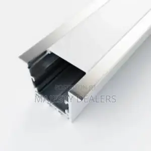 Aluminum Profile 10by10 Black Body With Channel Led Lights