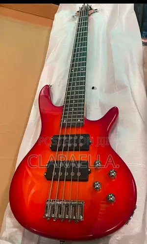 Five-String Fender Electric Bass Guitar