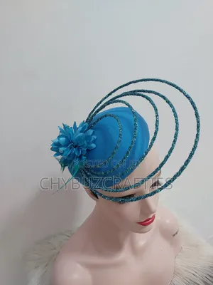 Turquoise Blue Ring Facinator