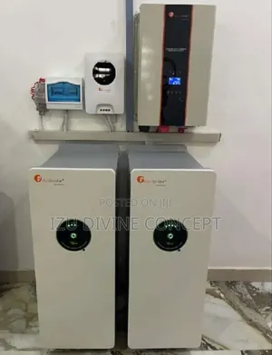 10kva Inverter Setup and 30 KWH Lithium Battery Backup
