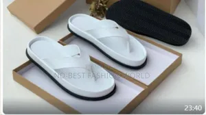 White Zara Slippers