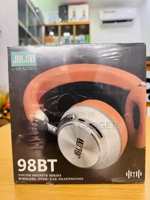 JBL Bt-98bt Wireless Over-Ear Headphones, 5h Playtime