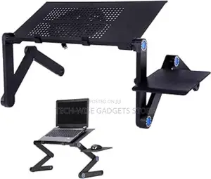 T9adjustable Standing Laptop Desk Table With Cooling Fan