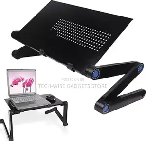 T9adjustable Standing Laptop Desk Table With Cooling Fan