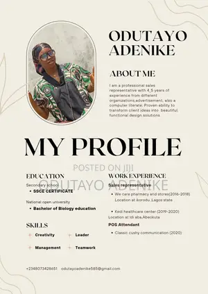 Sales Representative CV