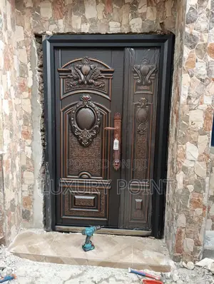 German Copper Door 4 By 7ft Complete Accessories