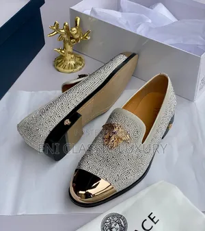 Original Luxury Designer Shoes Versace Well Branded Package