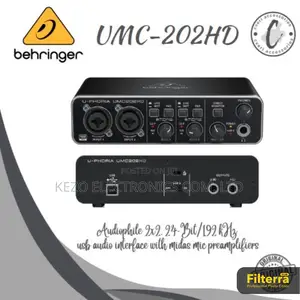 Behringer 202hd Audio Interface