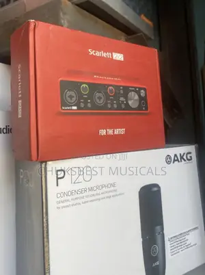 Focusrite 2i2 Scarlett P120 Akg Western Studio Bundle Set
