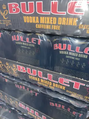 Black Bullet Vodka Mixed Drink - 250ml X 24