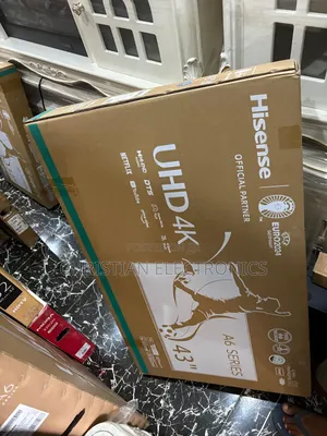 Hisense 43" Frameless Smart Tv Brand New With Wall Hanger