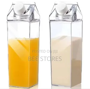 Acrylic Quality Milk Water Bottle