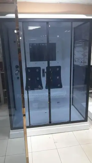 Black Framed Shower Steam(150*90cm)