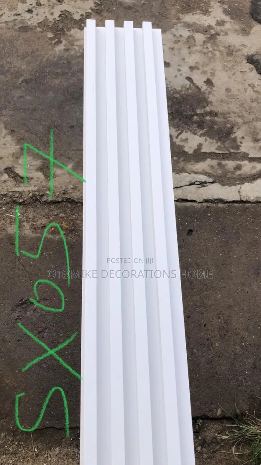White Fluted Panel