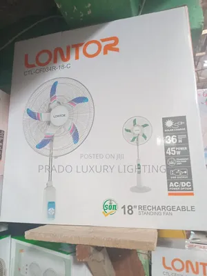 18 Inches Rechargeable Lontor Fan