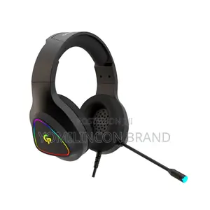 Porodo Gaming Headphone Hd Sound With RGB - Black