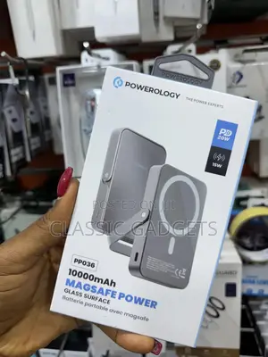 Powerology 10000mah Magsafe Glass Surface Power Bank